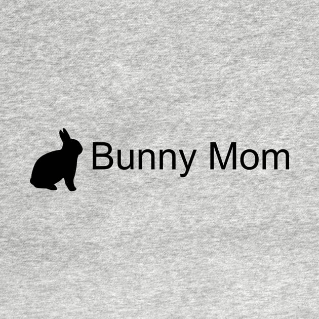 Bunny Mom Rabbit Silhouette by Beautiful Cuteness